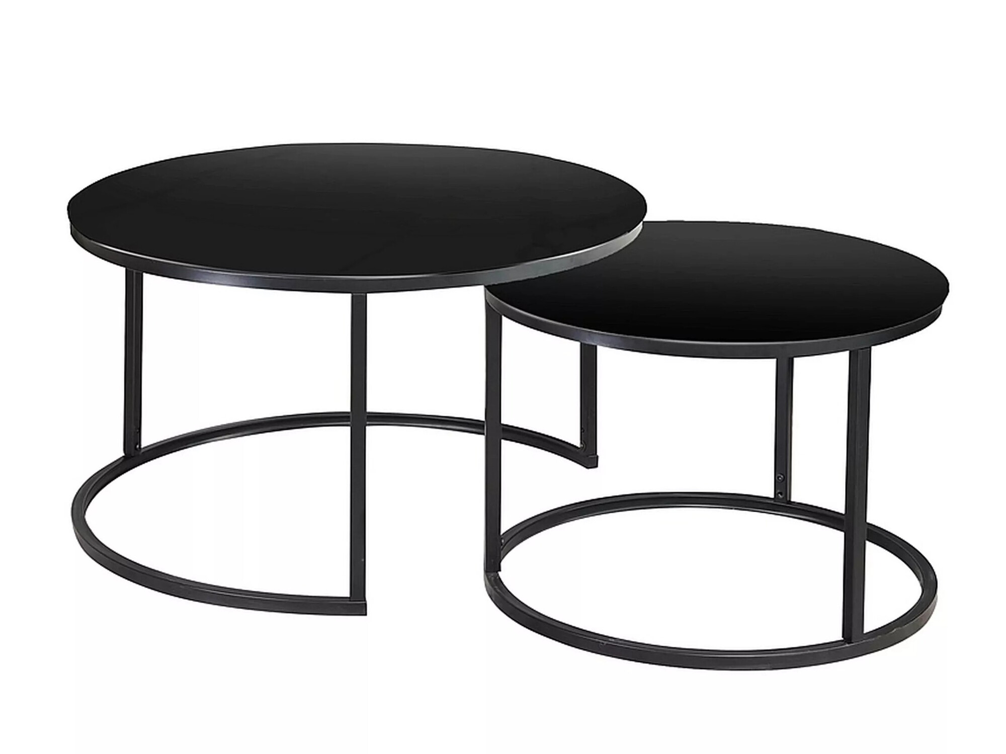 Conjunto de mesa de centro Detroit 494 (Preto)