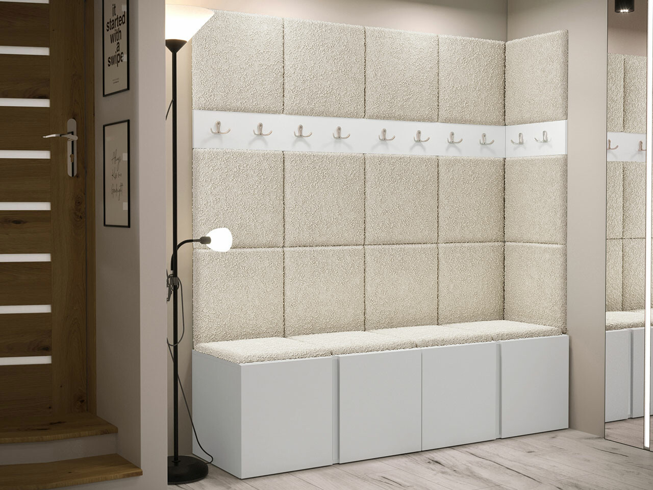 Conjunto para corredor Hartford 265 (Branco)