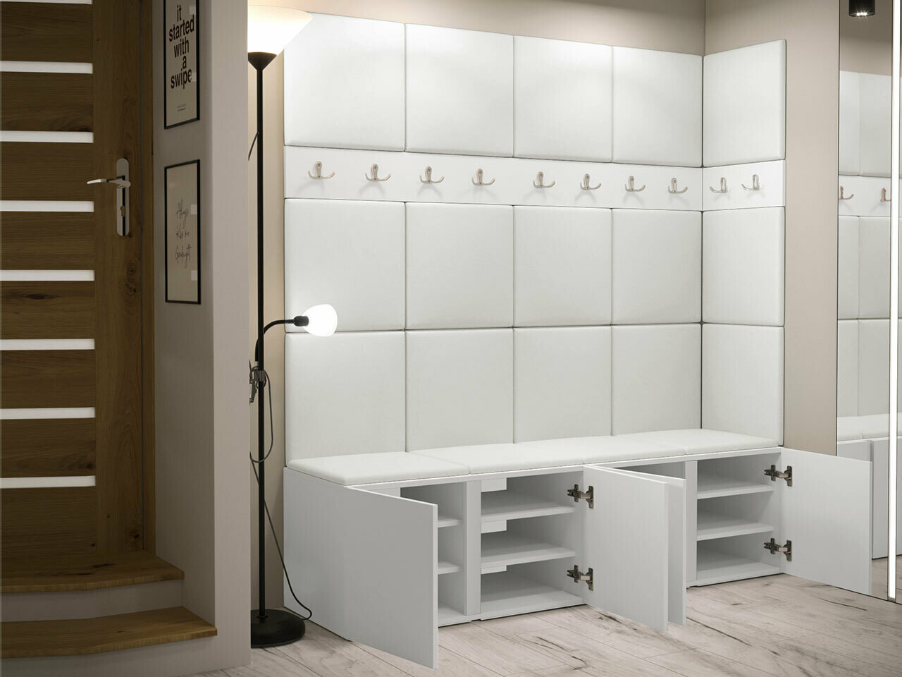 Conjunto para corredor Hartford 265 (Branco)