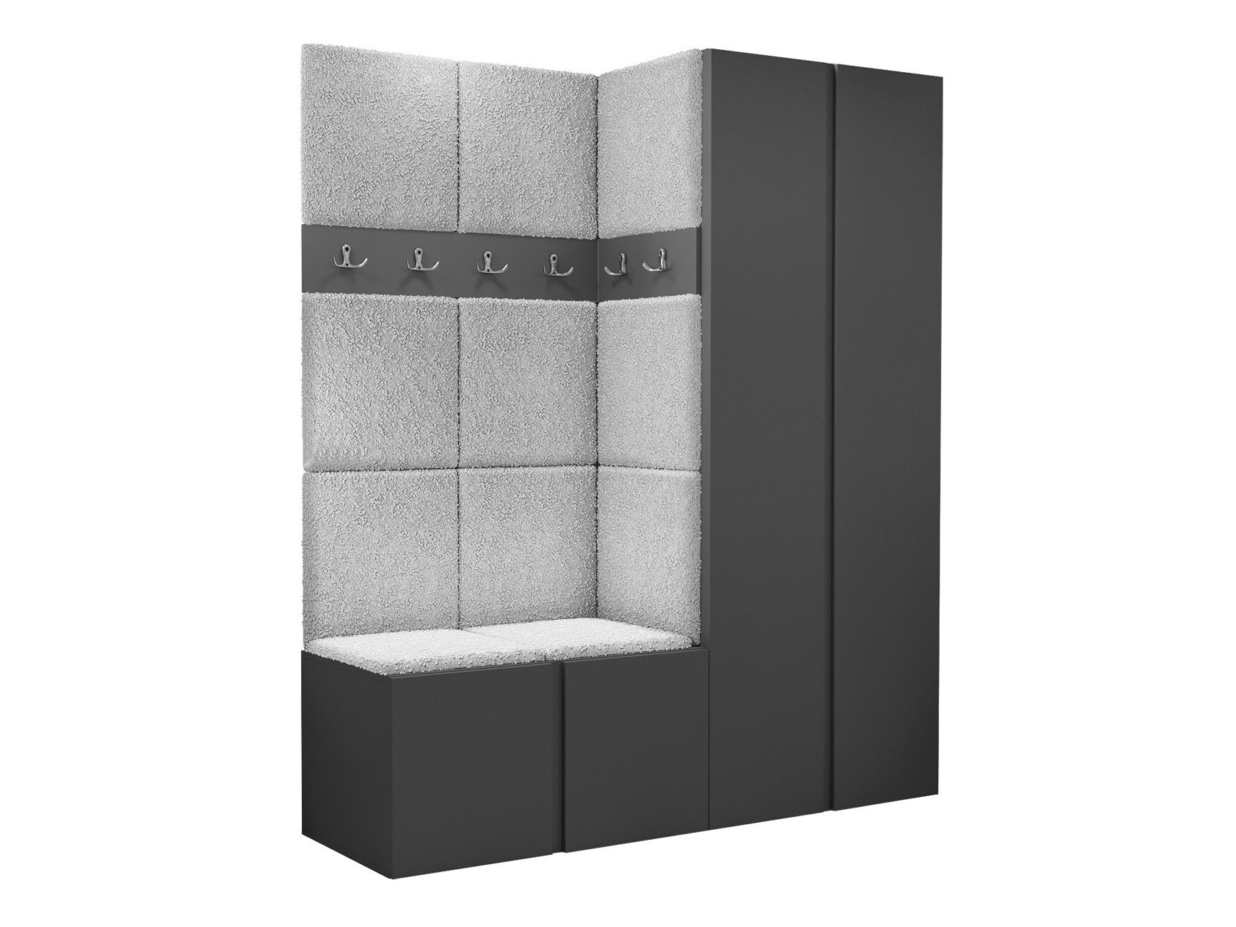 Conjunto para corredor Pinis III (Grafite)