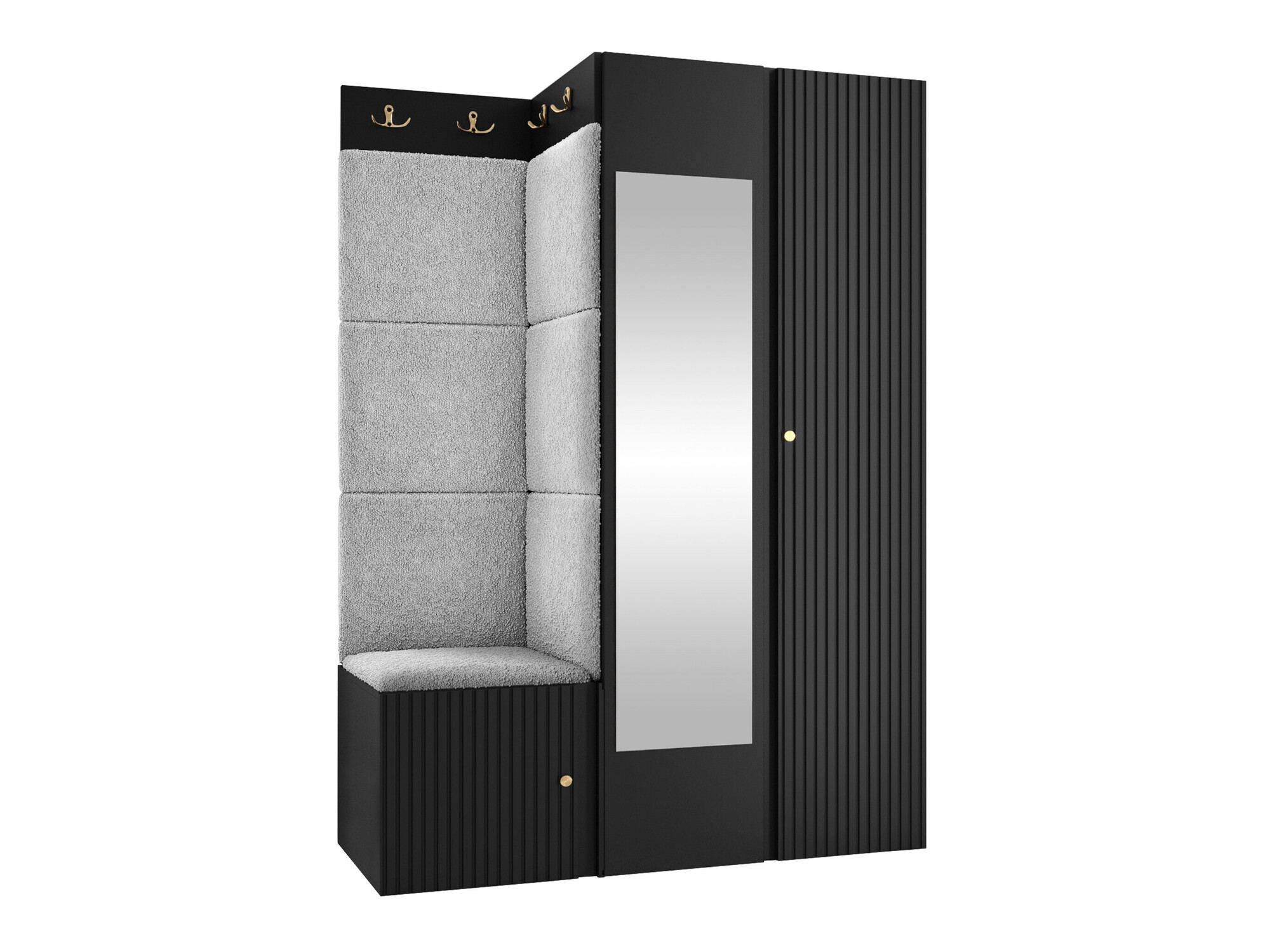 Conjunto de entrada Hartford 388 (Preto)