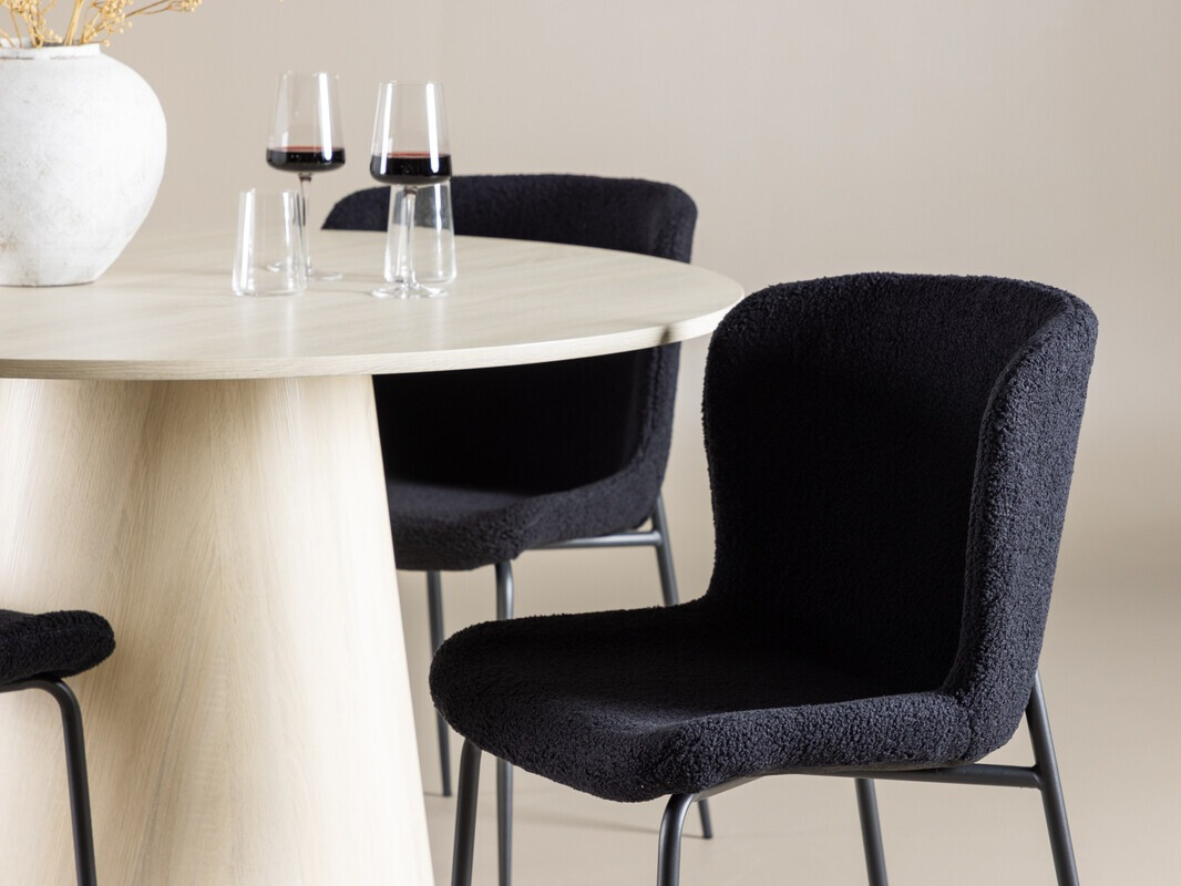 Conjunto para refeições Dallas 4554 (Preto)