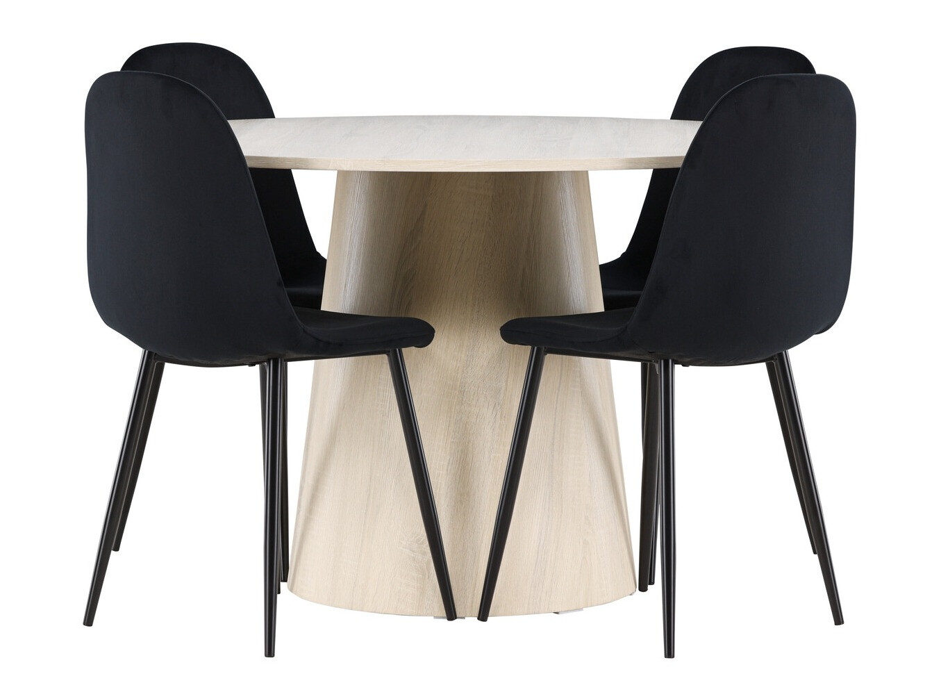 Conjunto para refeições Dallas 4556 (Preto)