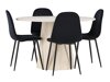 Conjunto para refeições Dallas 4556 (Preto)