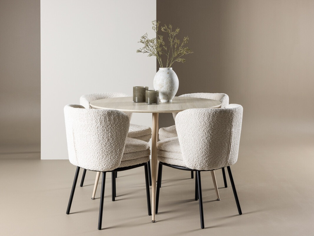 Conjunto para refeições Dallas 4561 (Madeira clara)