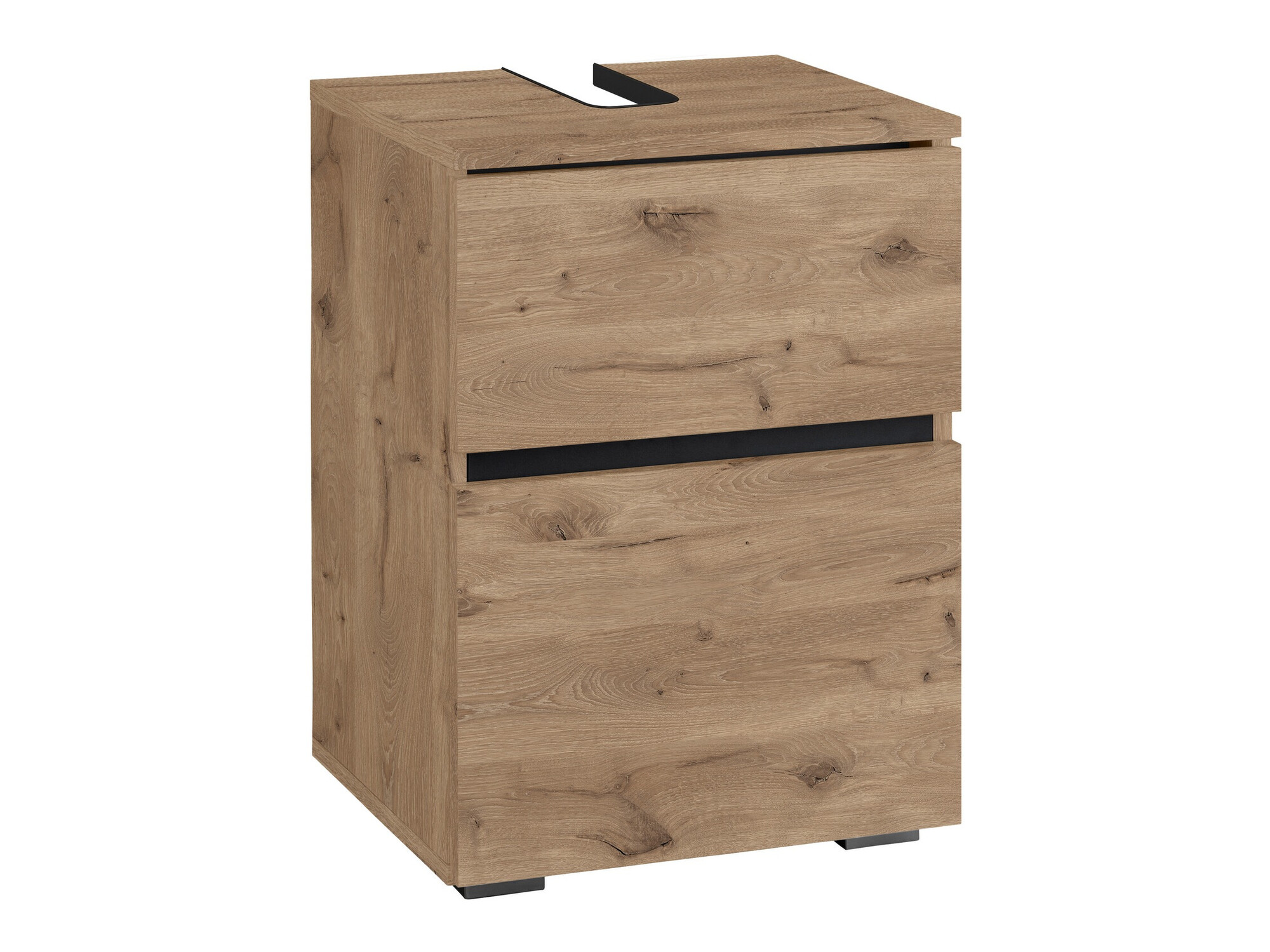 Armário com lavatório de apoio próprio para casa de banho Soncamu 103 (Carvalho)