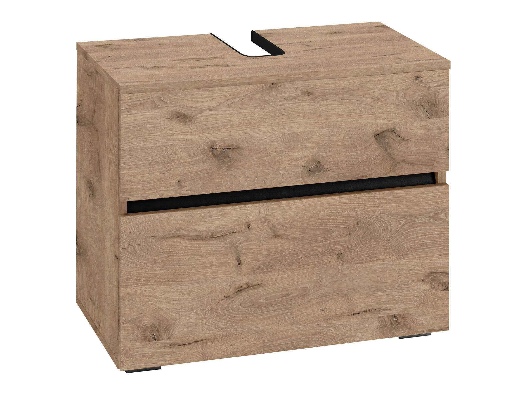 Armário com lavatório de apoio próprio para casa de banho Soncamu 110 (Carvalho)