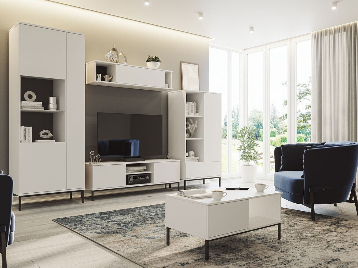 Conjunto para sala de estar Lomsore 108 (Branco)