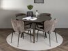 Conjunto para refeições Dallas 4570 (Castanho)