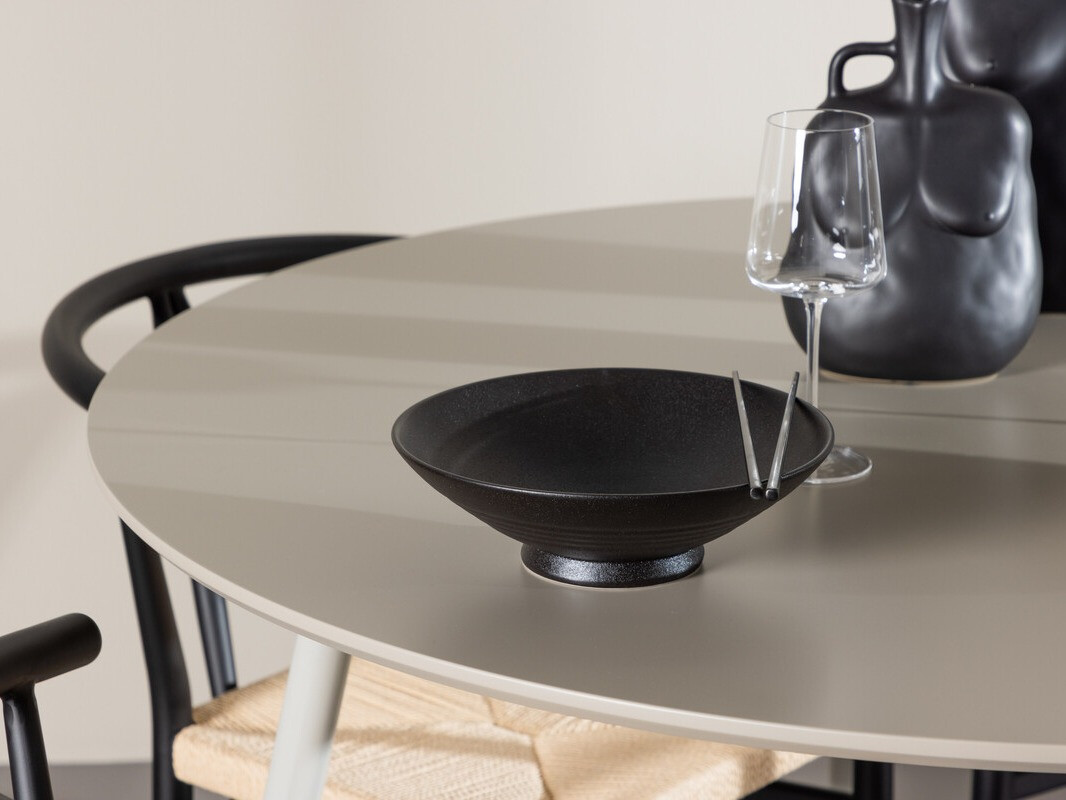 Conjunto para refeições Dallas 4573 (Preto + Bege)