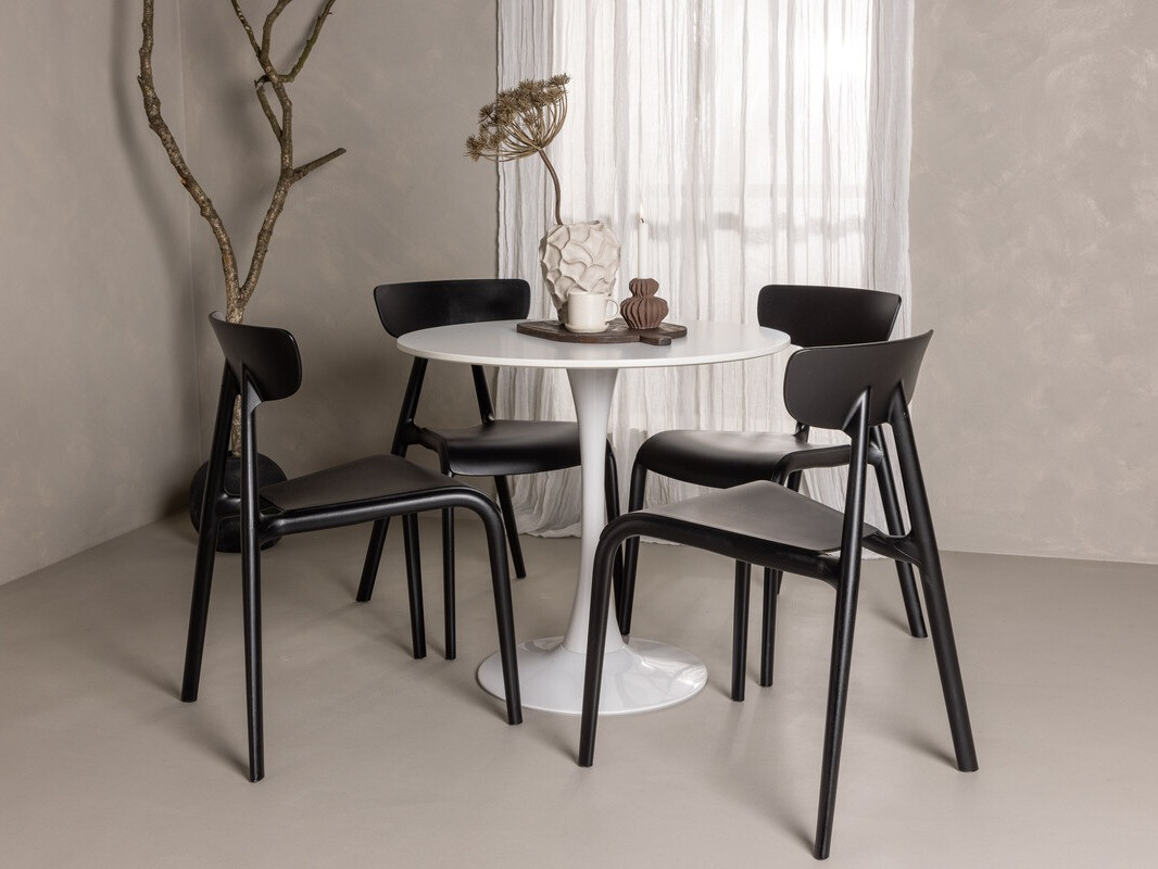 Conjunto para refeições Dallas 4587 (Preto)