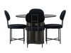 Conjunto para refeições Dallas 4605 (Noz escura)