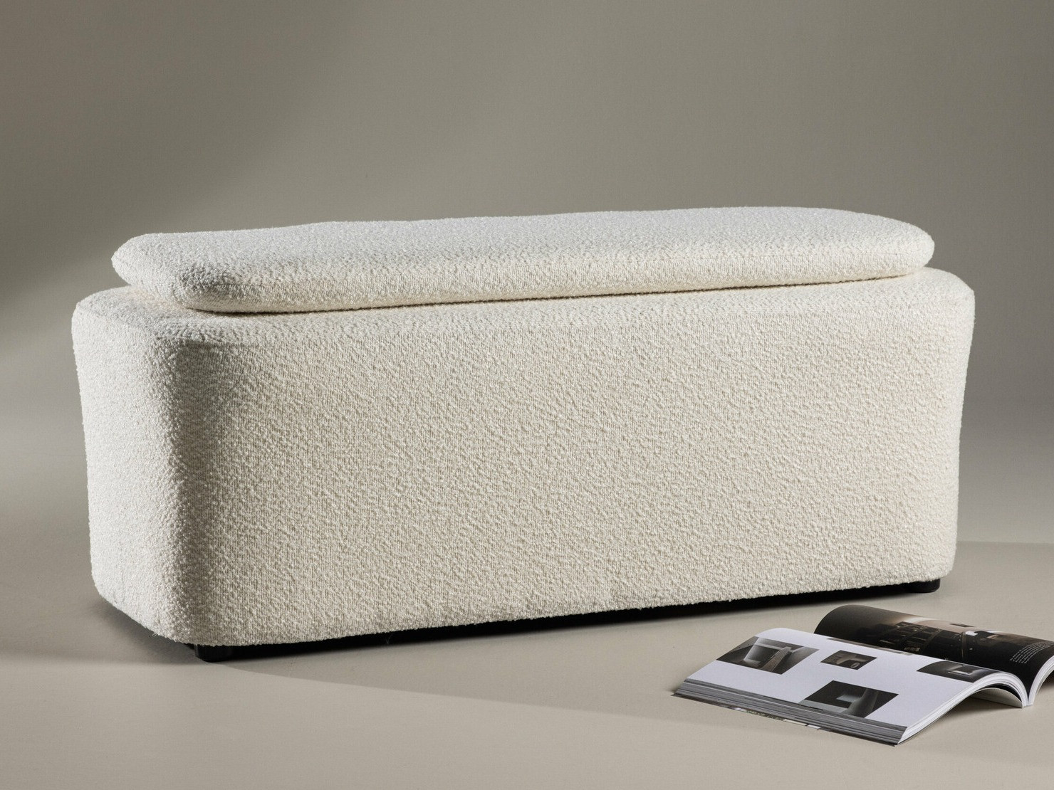 Banco estofado Dallas 4602 (Branco)