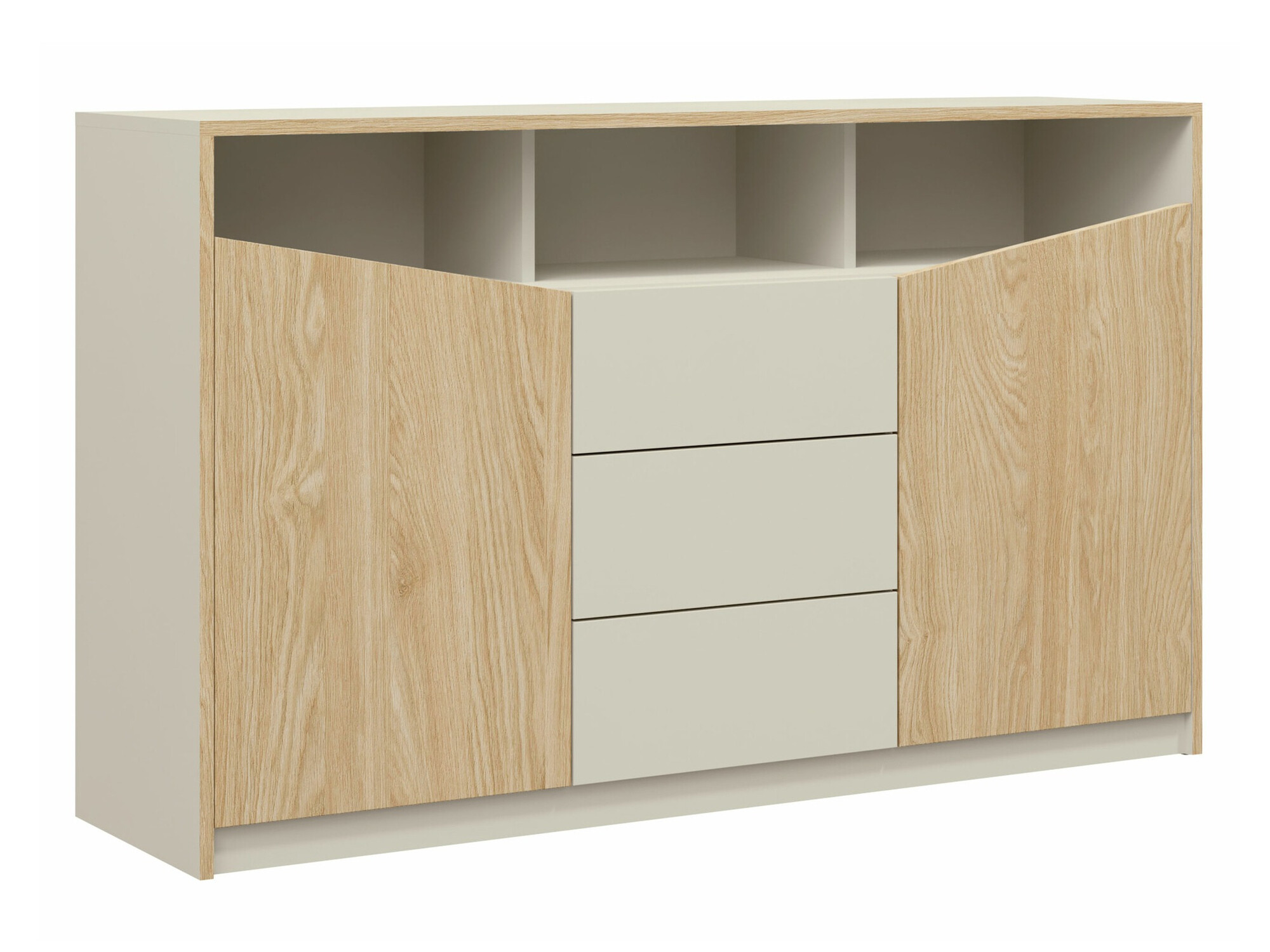 Cómoda Tenreme 102 (Bege + Carvalho)