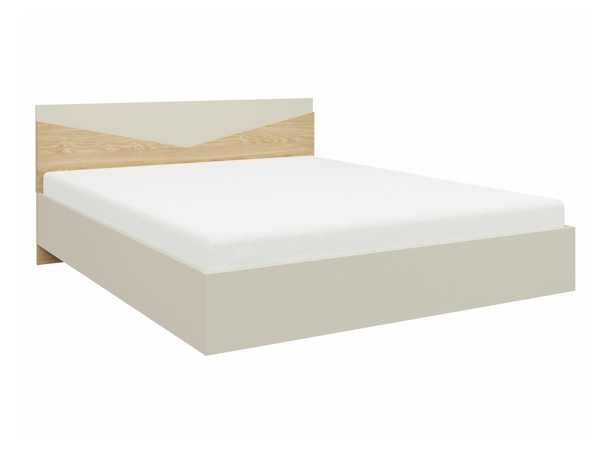 Cama Tenreme 107 (Bege + Carvalho)