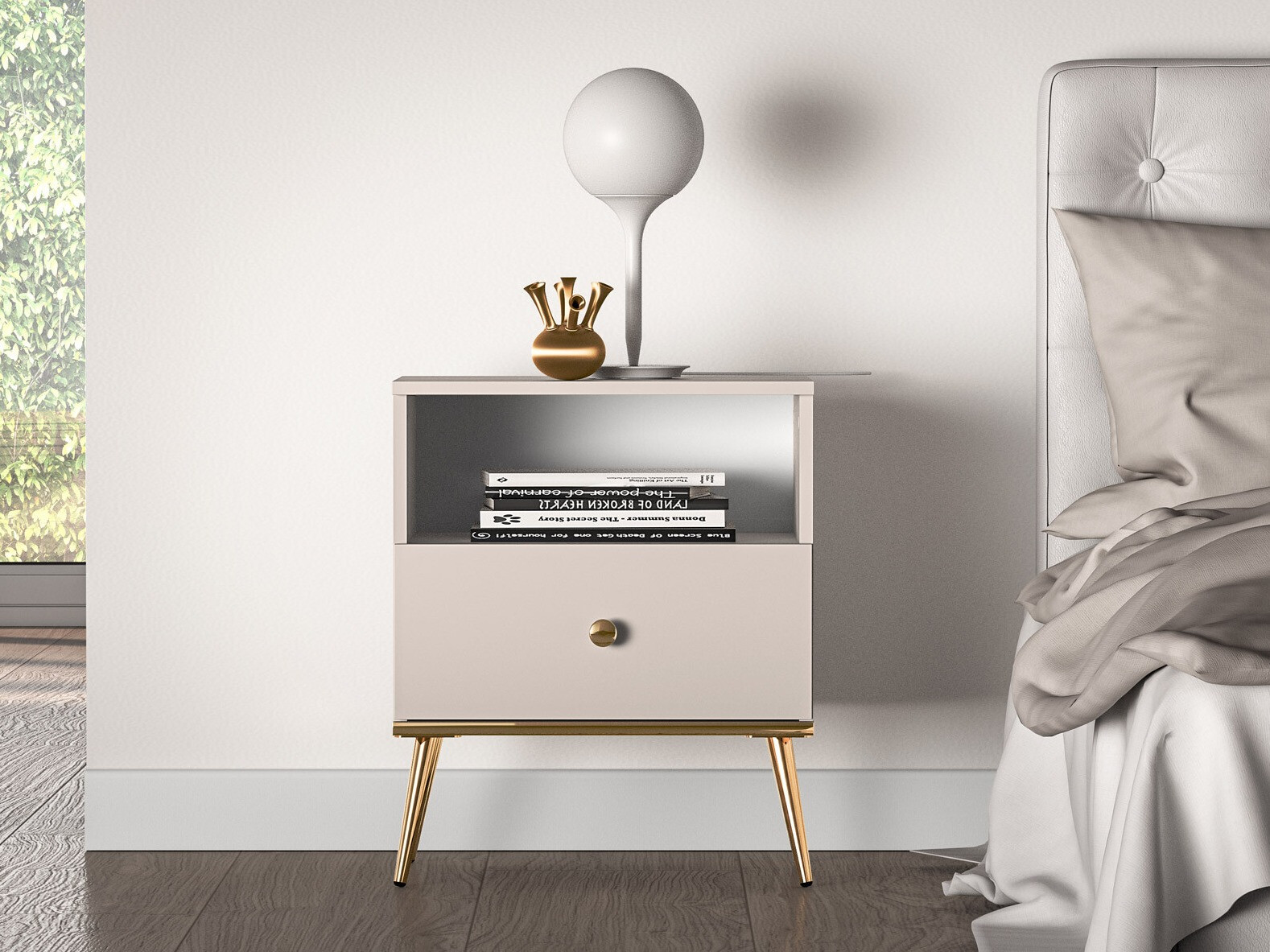 Mesa de cabeceira Veslomi 109