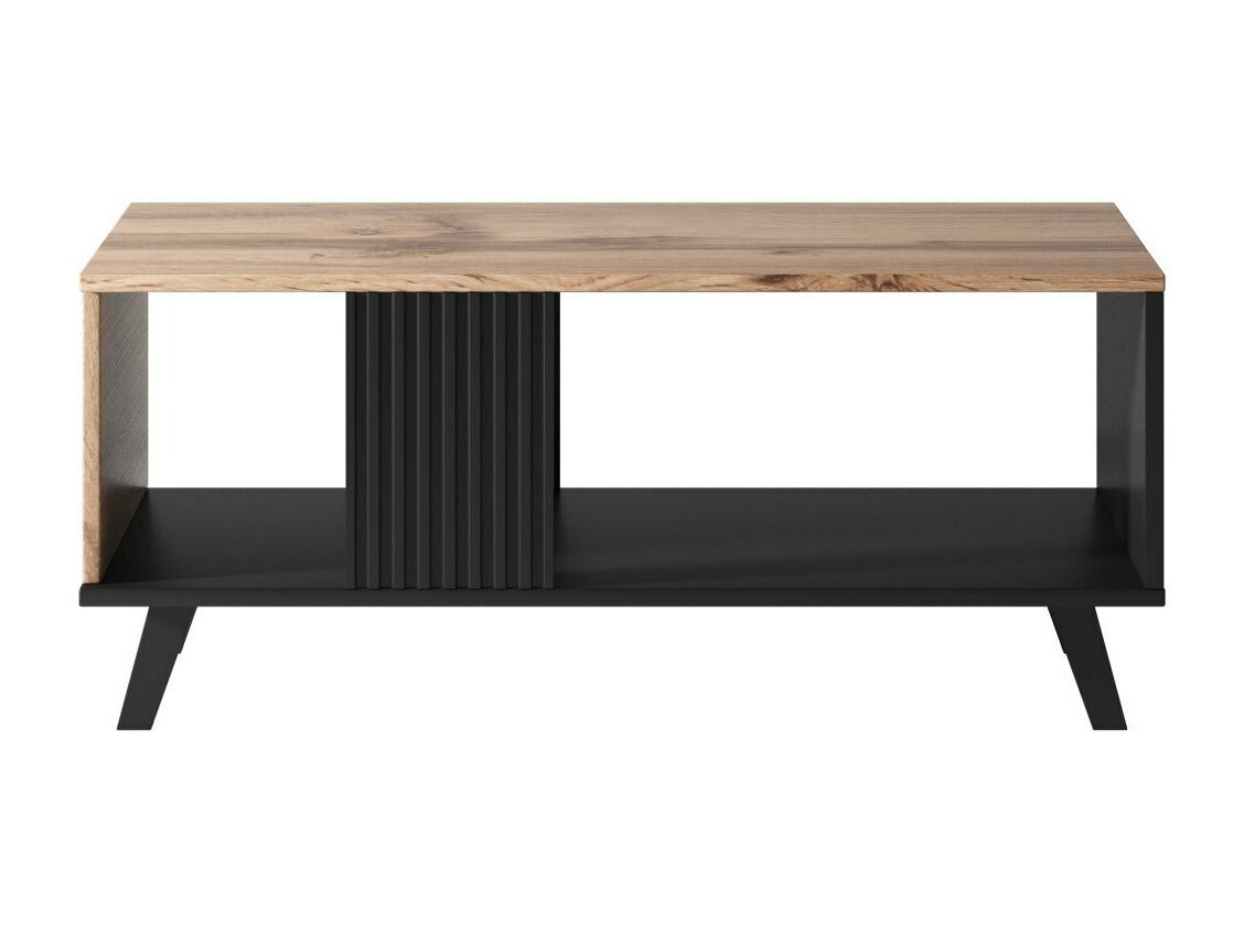 Mesa para revistas Luelia 118 (Preto + Carvalho wotan)