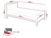 Cama Romelbo 148 (Branco + Carvalho)