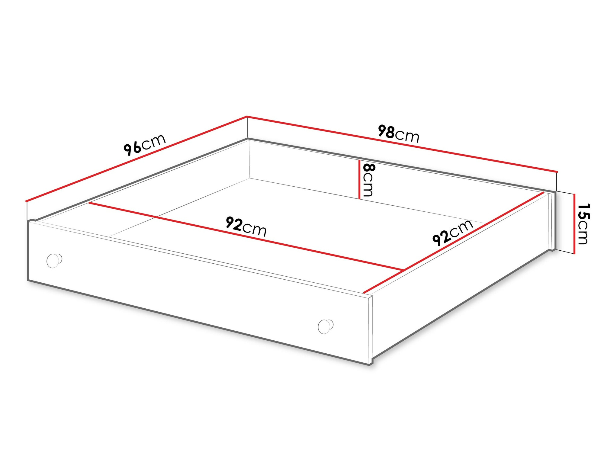 Gaveta Romelbo 147 (Branco)