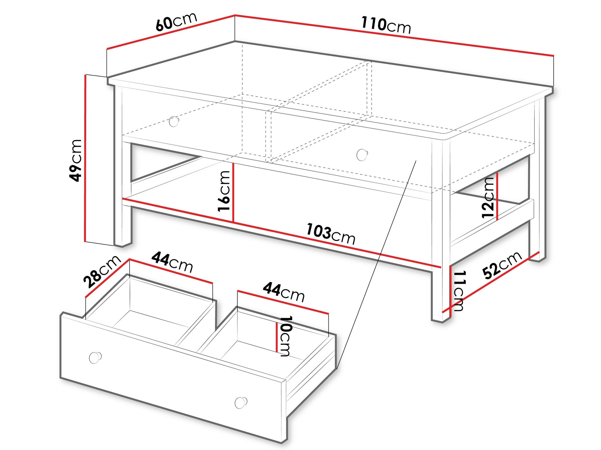 Mesa de centro Romelbo 131