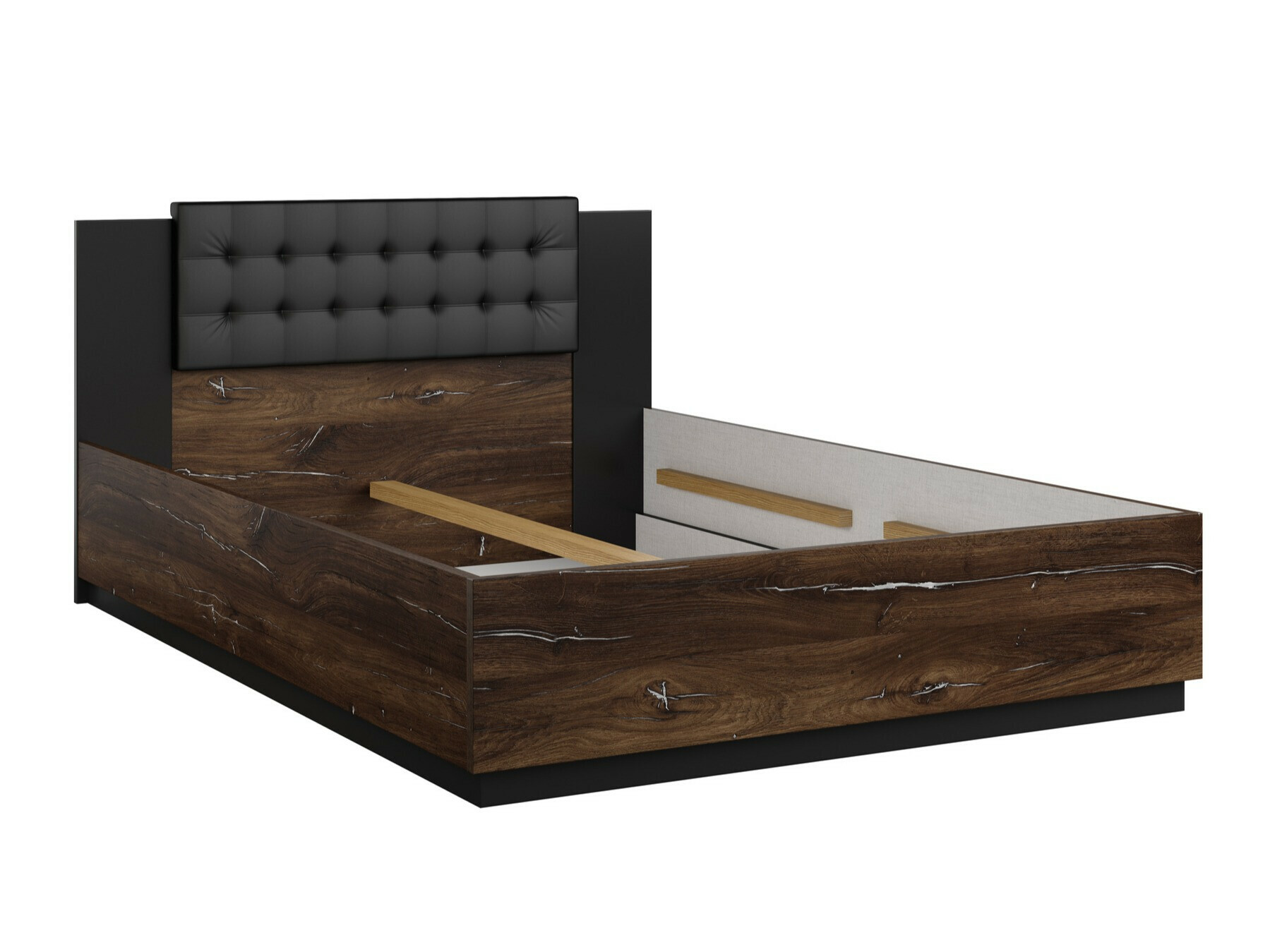 Cama Felelie 104 (Tamus Flagstaf carvalho + Prata)