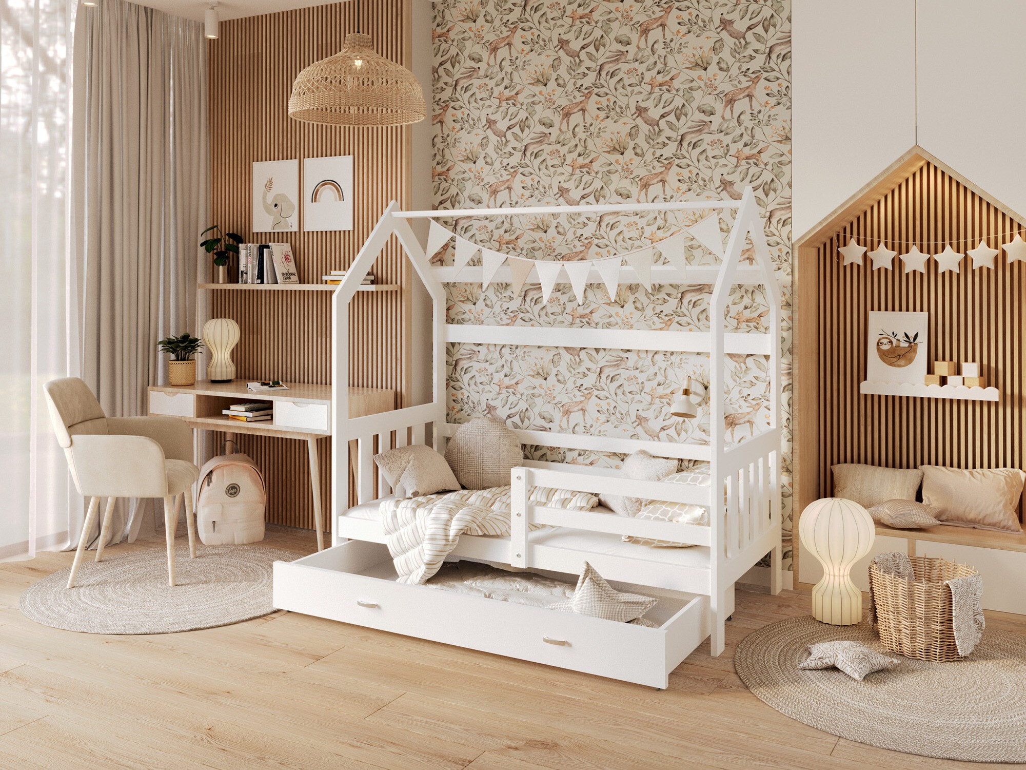 Cama Aurora 123 (Branco)