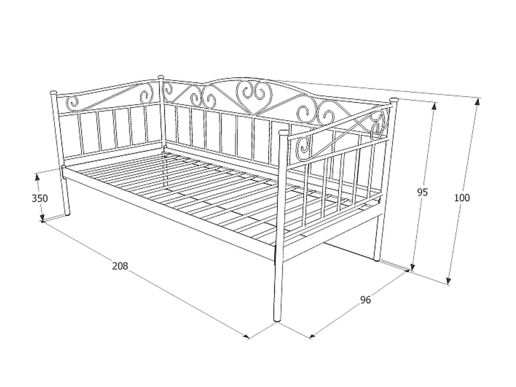 Cama Detroit 655 (Branco)