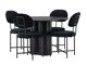 Conjunto para refeições Dallas 4605 (Preto)