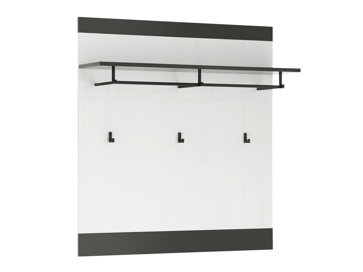 Conjunto para corredor Cirtale 130 (Pinheiro branqueado + Antracite)