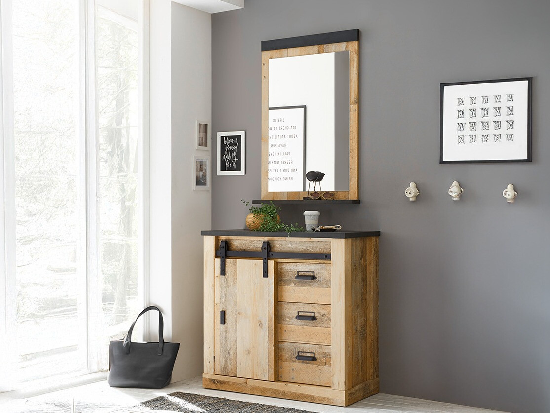 Conjunto de entrada Cirtale 129 (Árvore envelhecida + Antracite)