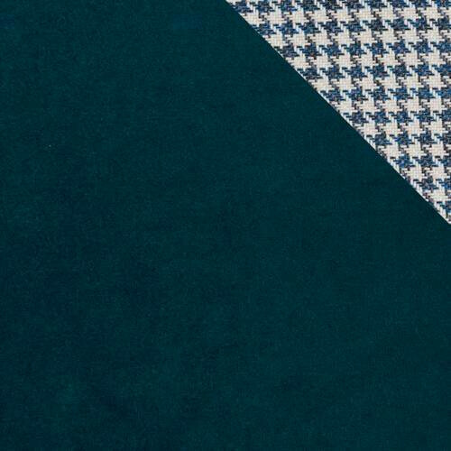 Sofá de canto Comfivo Ruta V (Venus Velvet 2911 + Kenia 796)