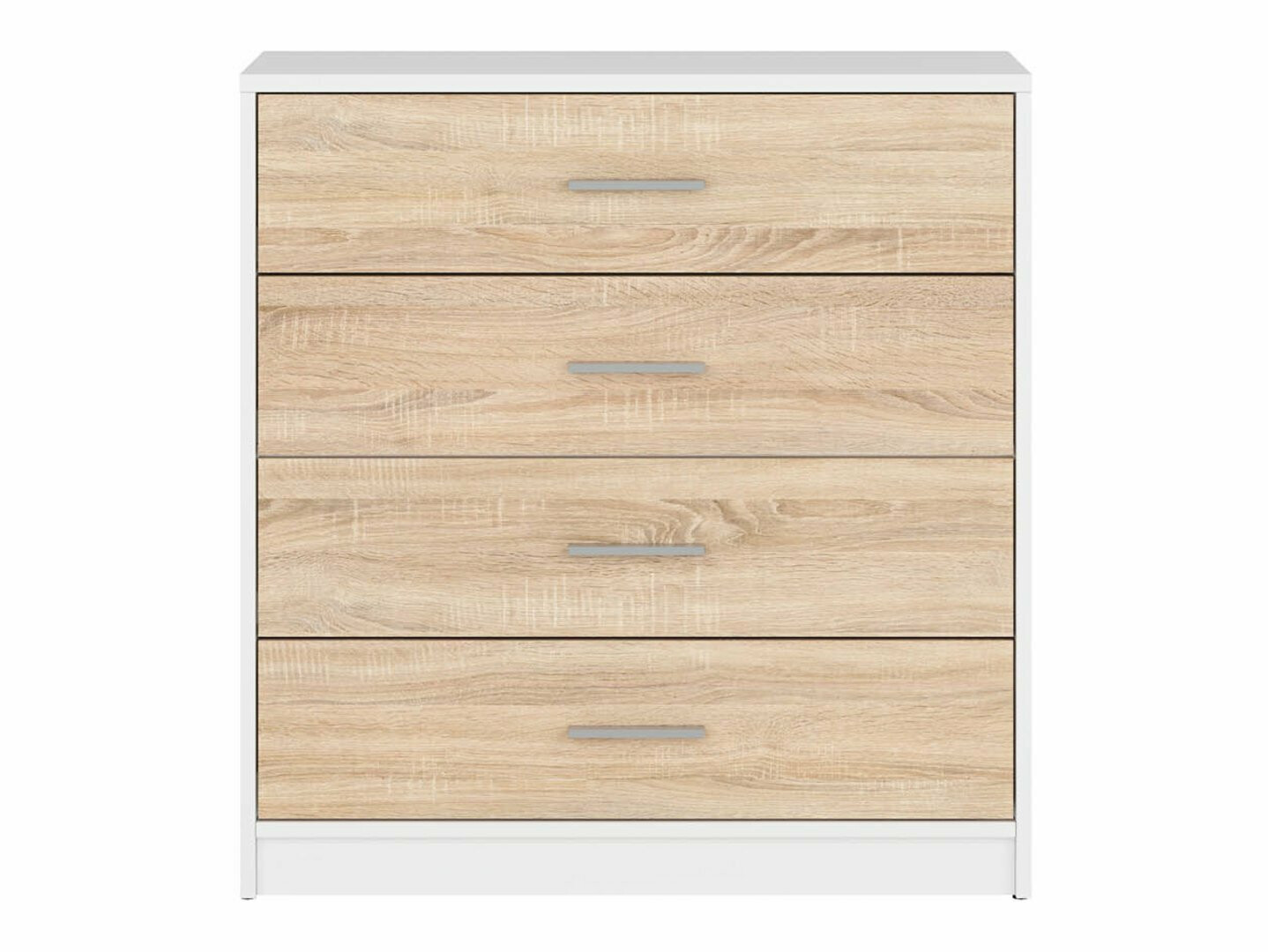 Cómoda Novsore 101 (Branco + Carvalho sonoma)