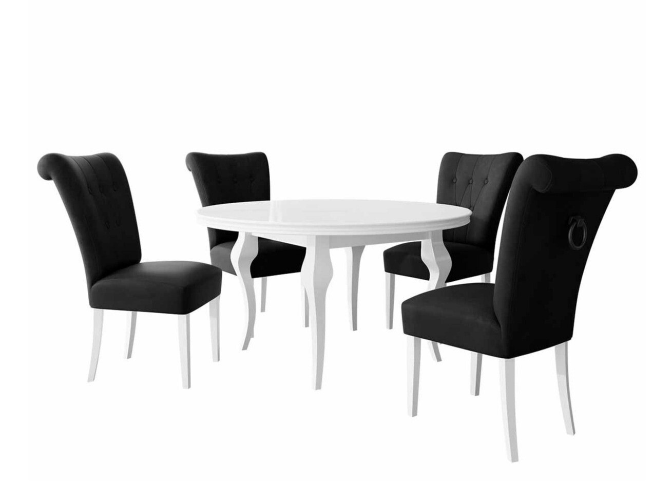 Conjunto para refeições Racine 143 (Branco + Magic Velvet 2219)