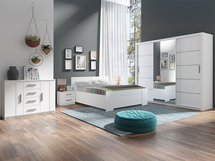 Conjunto para quarto Catromi 116 (Branco)