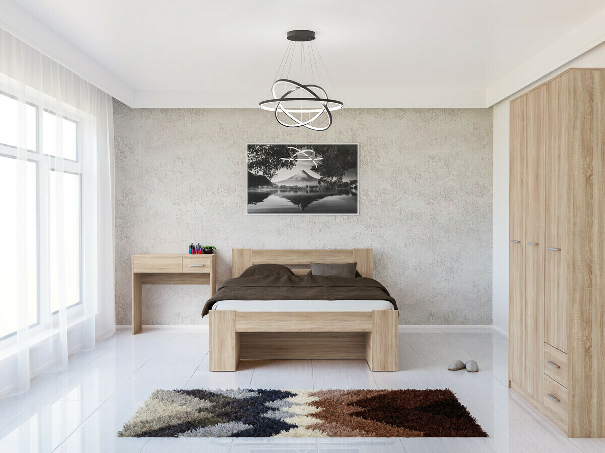 Conjunto para quarto Novsore 144 (Carvalho sonoma)