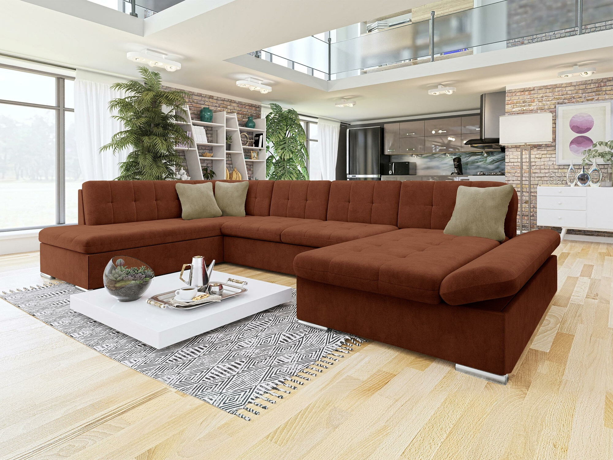 Sofá de canto Comfivo 149 (Zetta 295 + Zetta 291)