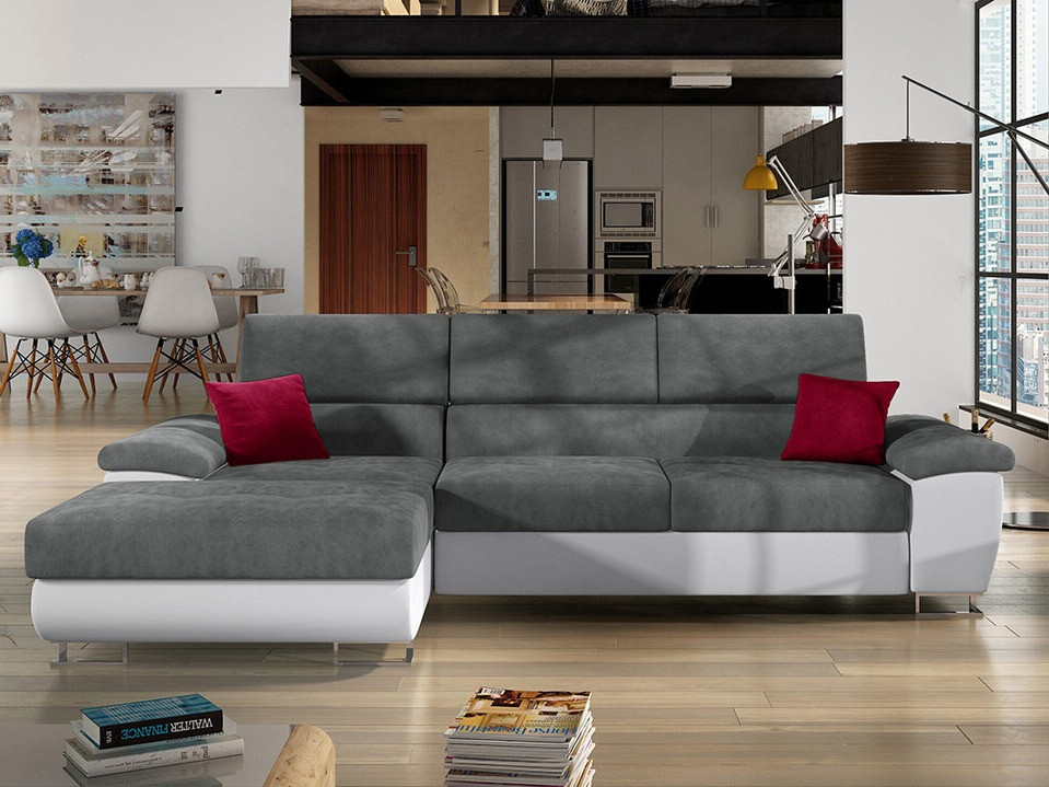 Sofá de canto Comfivo 192 (Soft 017 + Uttario Velvet 2971 + Kronos 02)