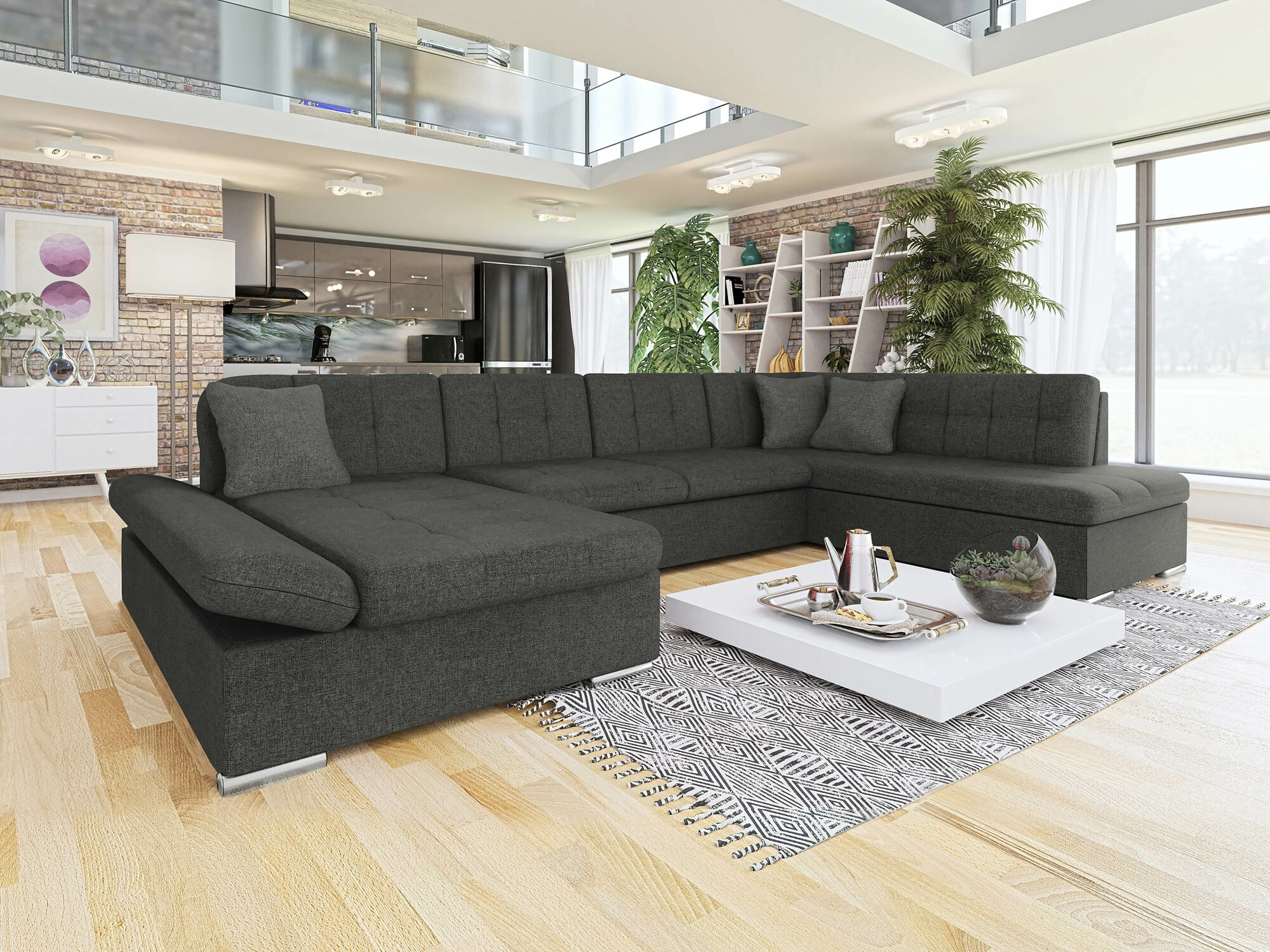 Sofá de canto Comfivo Tilia (Lux 06 + Lux 05)