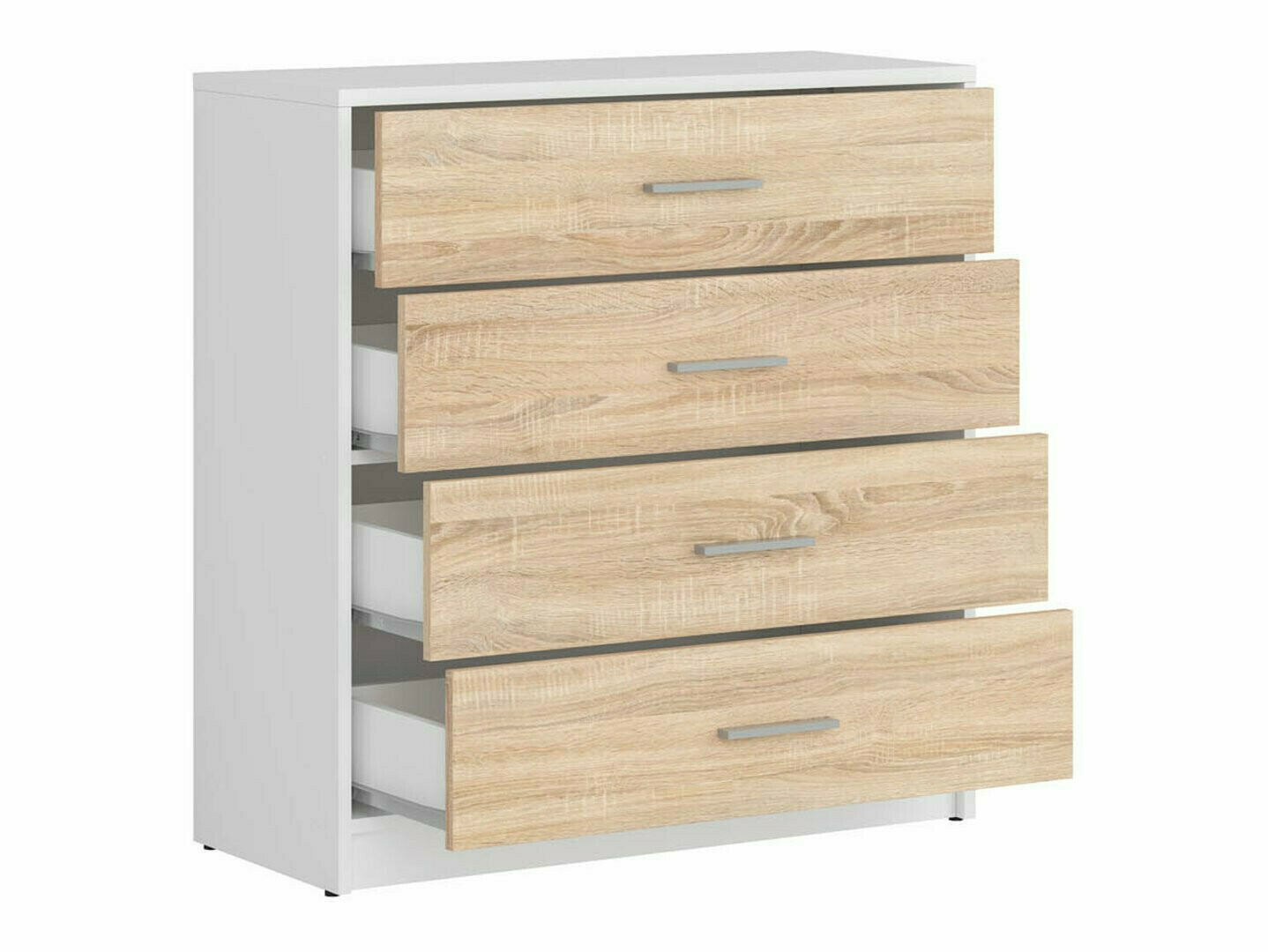 Conjunto para corredor Novsore 148 (Branco + Carvalho sonoma)