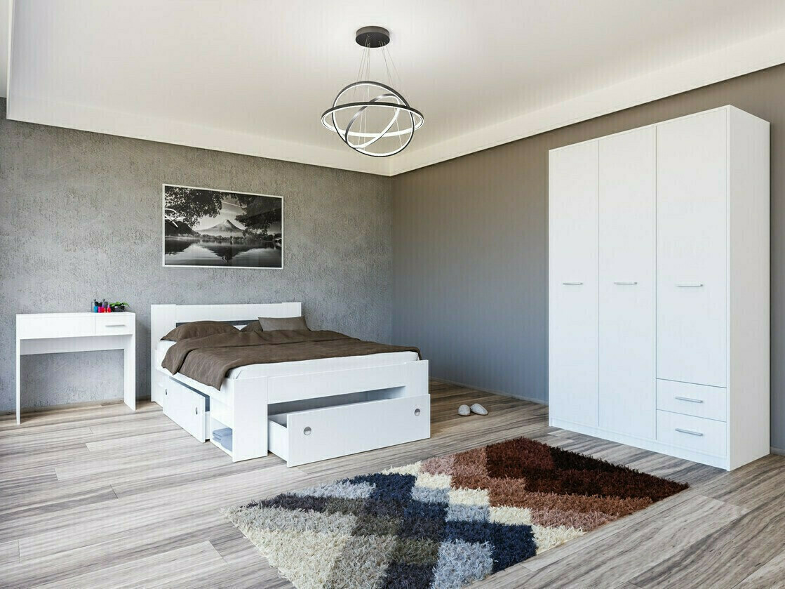 Conjunto para quarto Novsore 144 (Branco)