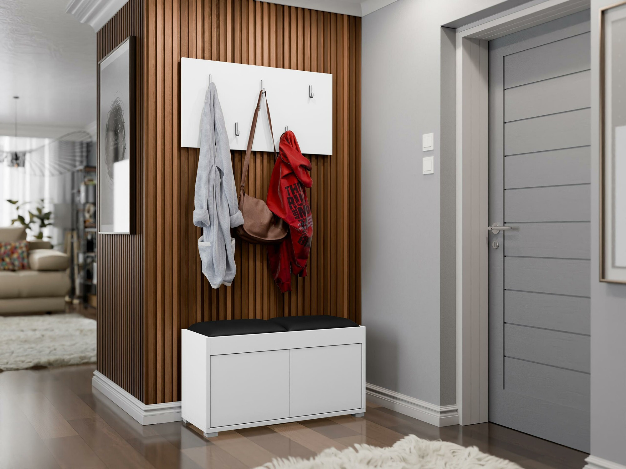 Conjunto para corredor Comfivo Tutela (Branco)