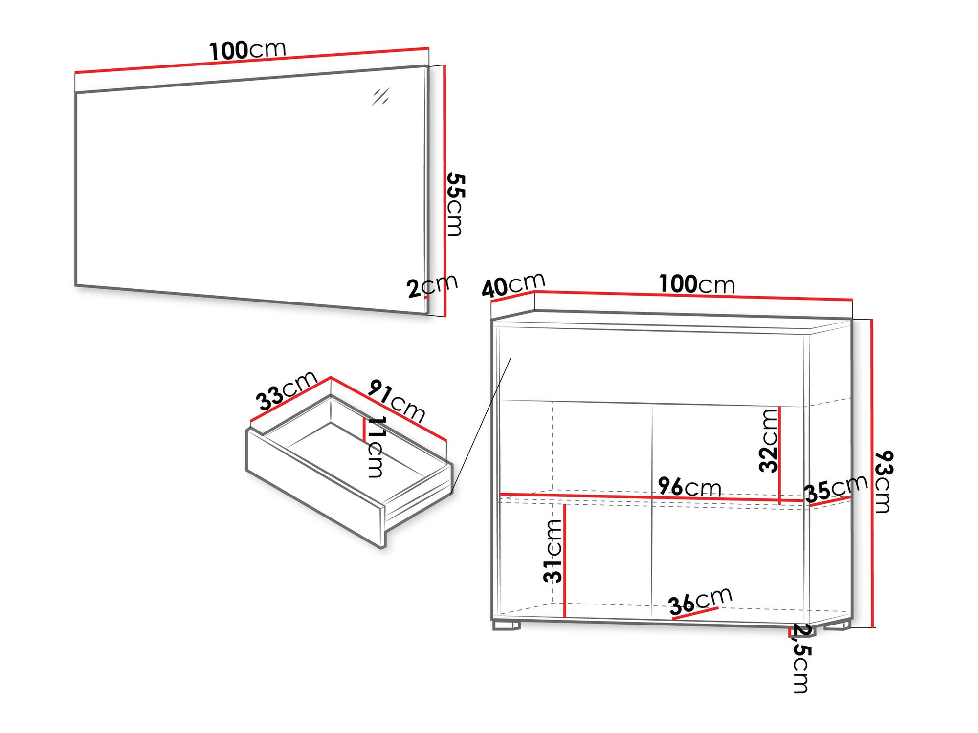 Conjunto para corredor Comfivo Tutela VI (Caxemira)