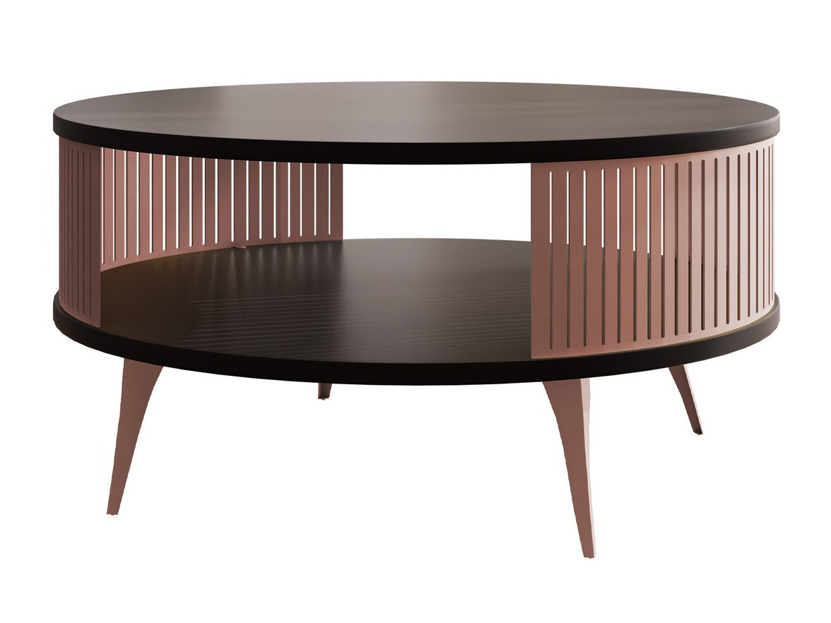 Mesa de centro Sordore 104 (Rosé + Preto)