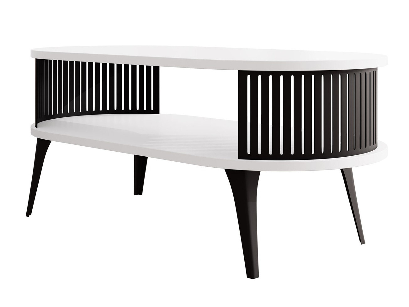 Mesa de centro Vitum III (Preto + Branco)