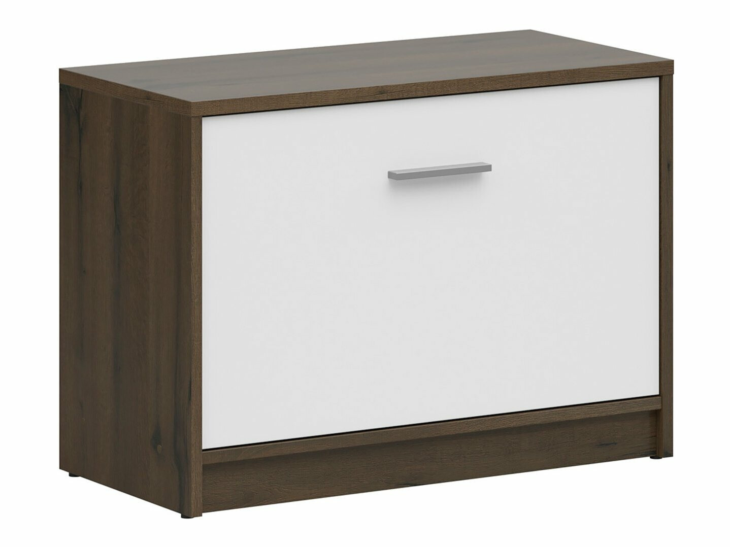 Sapateira Novsore 111 (Carvalho escuro + branco)