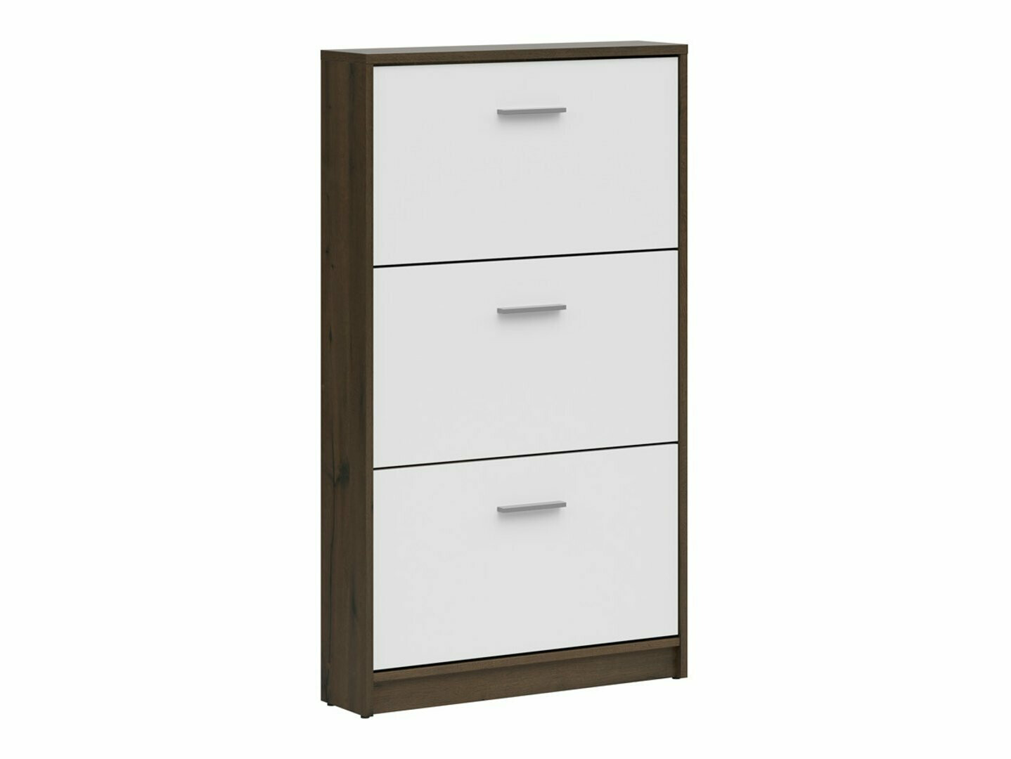 Sapateira Novsore 113 (Carvalho escuro + Branco)