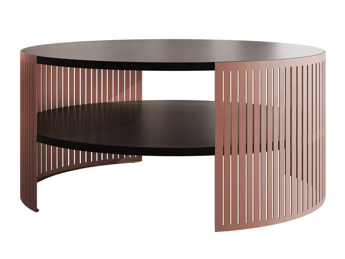 Mesa de centro Civer II (Rosé + Preto)