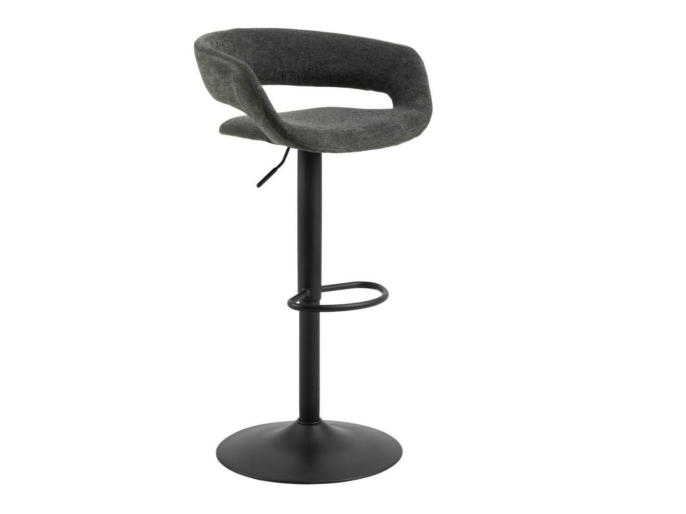 Banco de bar Norsica 280 (Cinzento + Preto)