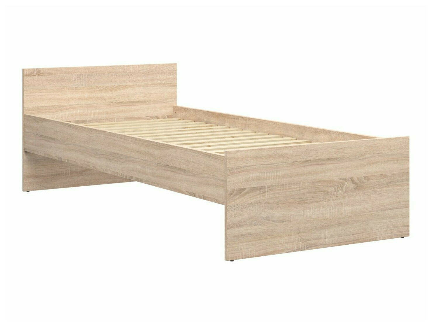 Conjunto para quarto Novsore 149 (Branco + Carvalho sonoma)