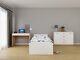 Conjunto para quarto Novsore 149 (Carvalho sonoma + Branco)